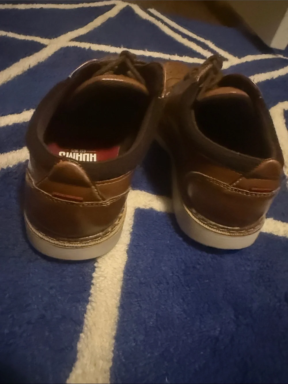 Stacy Adams Tan/Brown Wingtip Dress Shoes for Kids